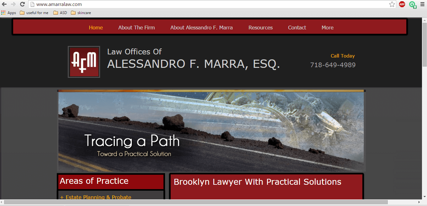 amarralaw project screenshot