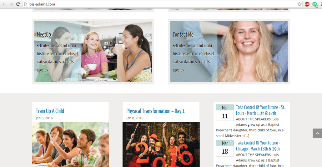 Lois-Adams project screenshot