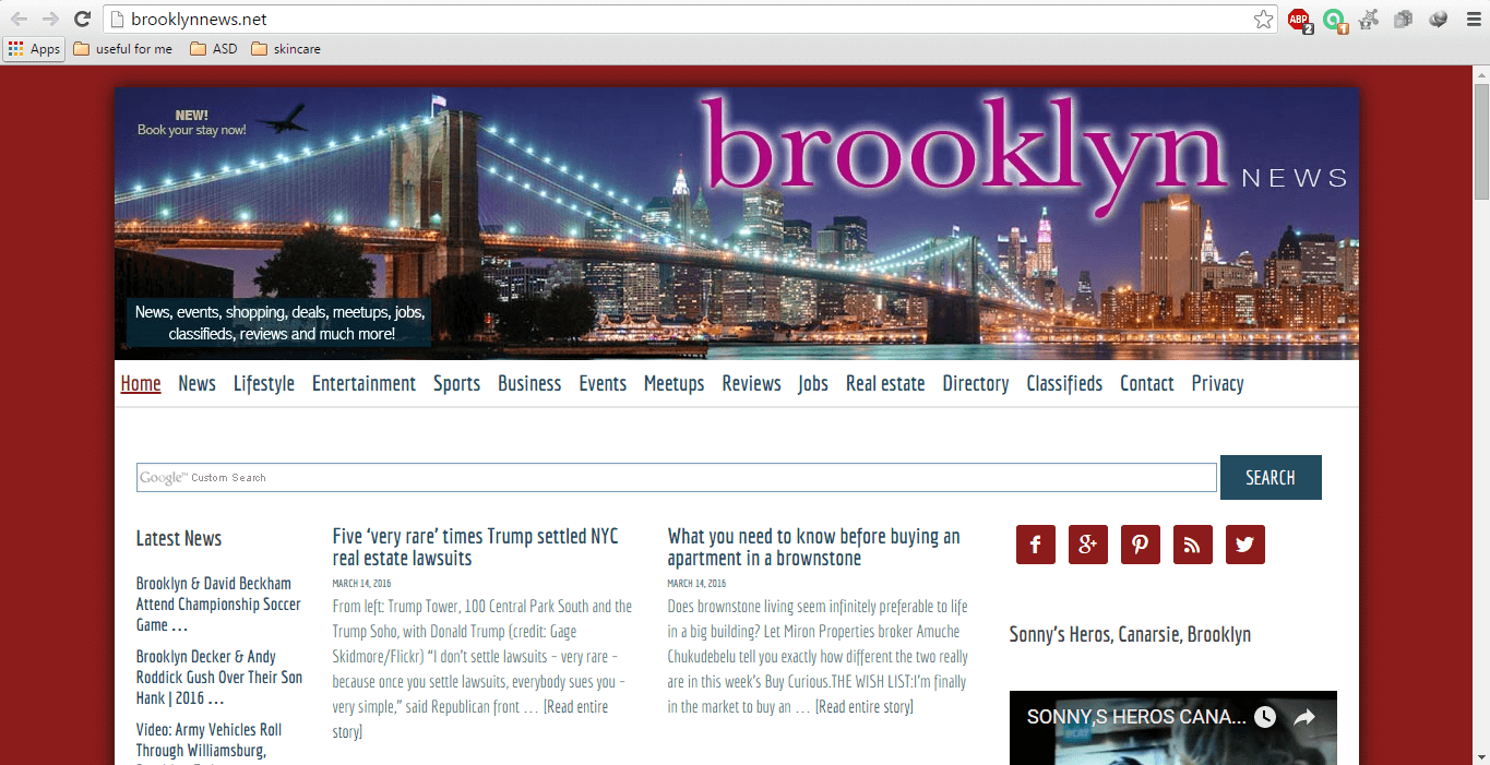 Brooklyn News project screenshot
