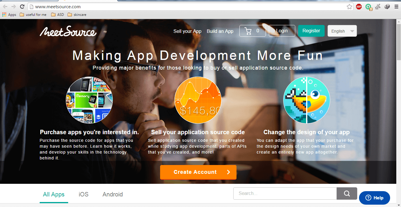 Meetsource project screenshot