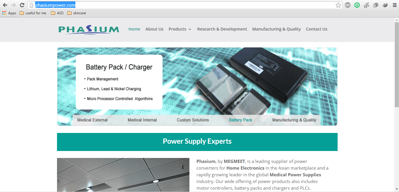 Phasium Power project screenshot