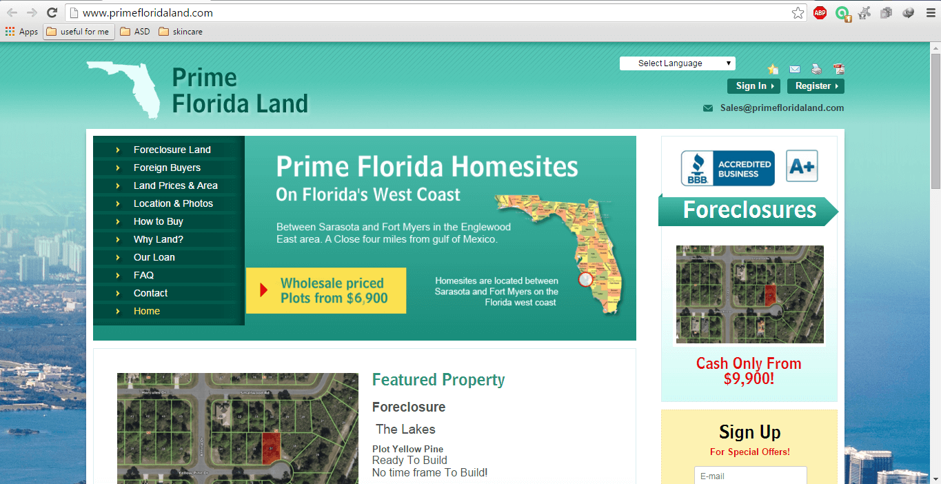 Primefloridaland project screenshot