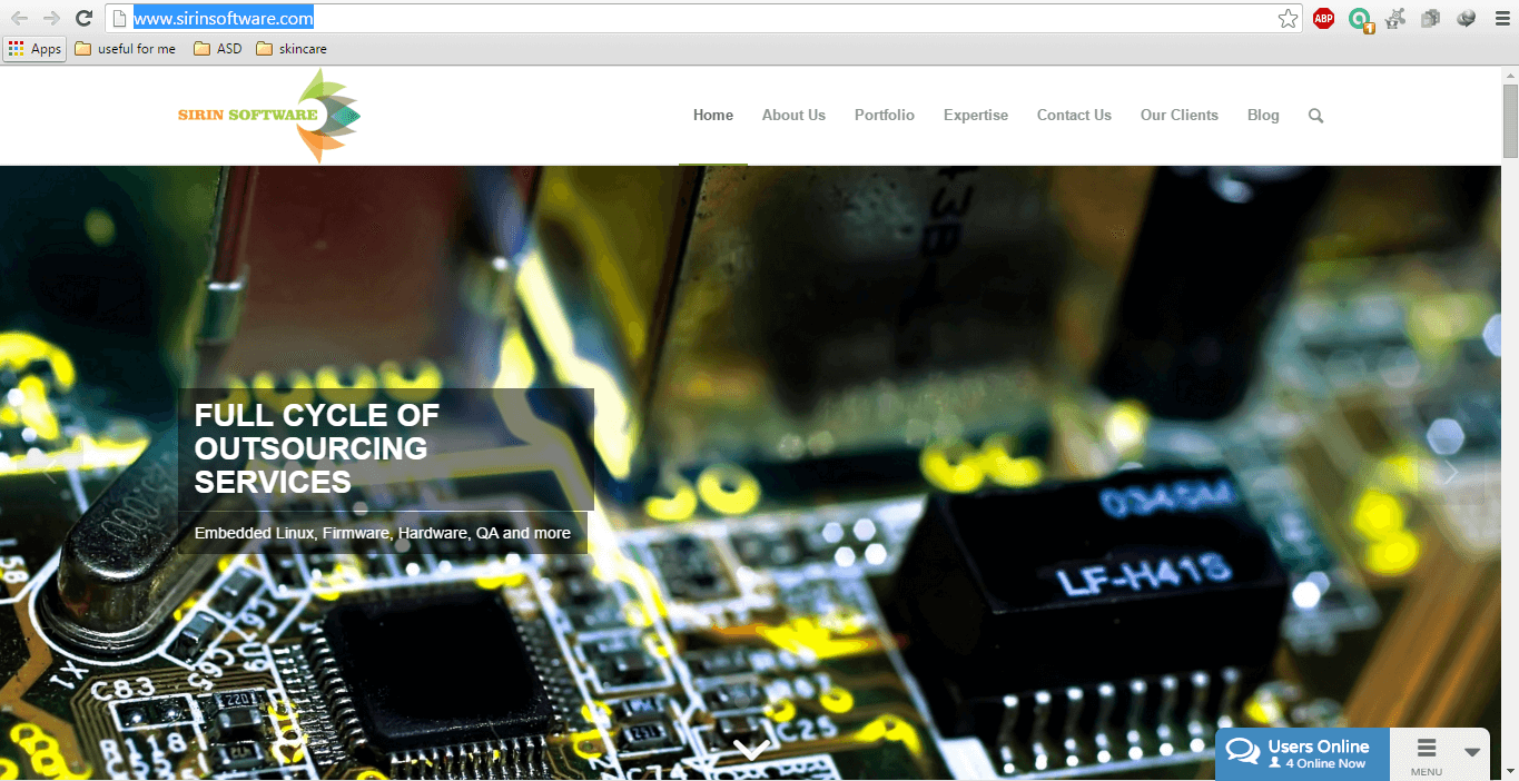 Sirinsoftware project screenshot