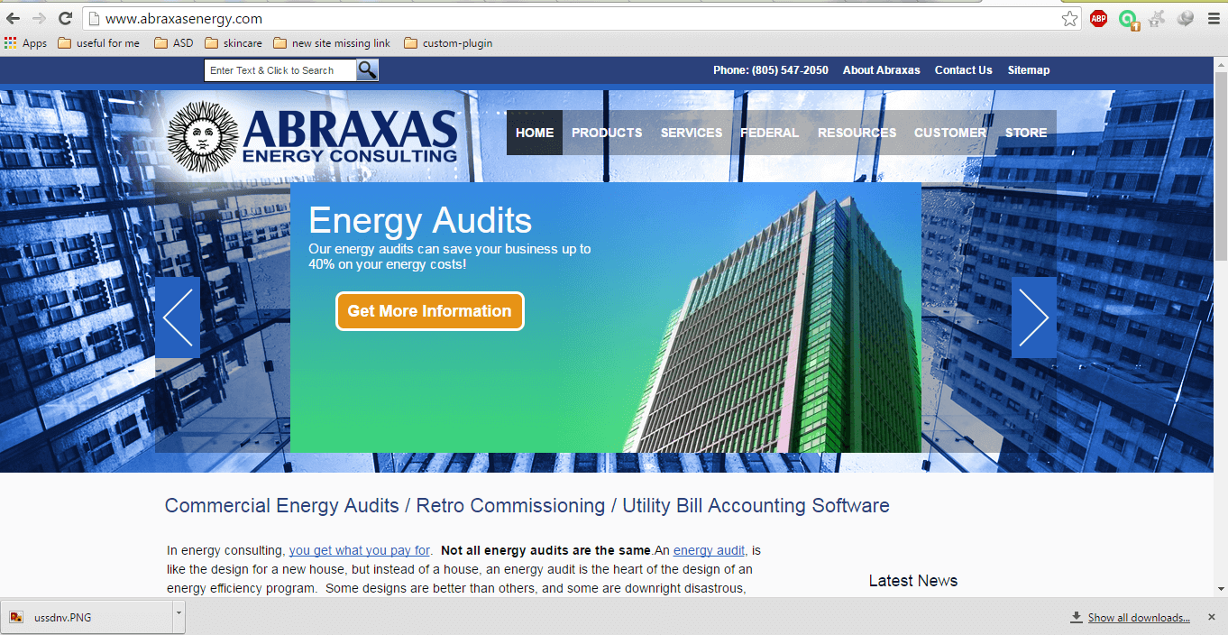 Abraxas project screenshot