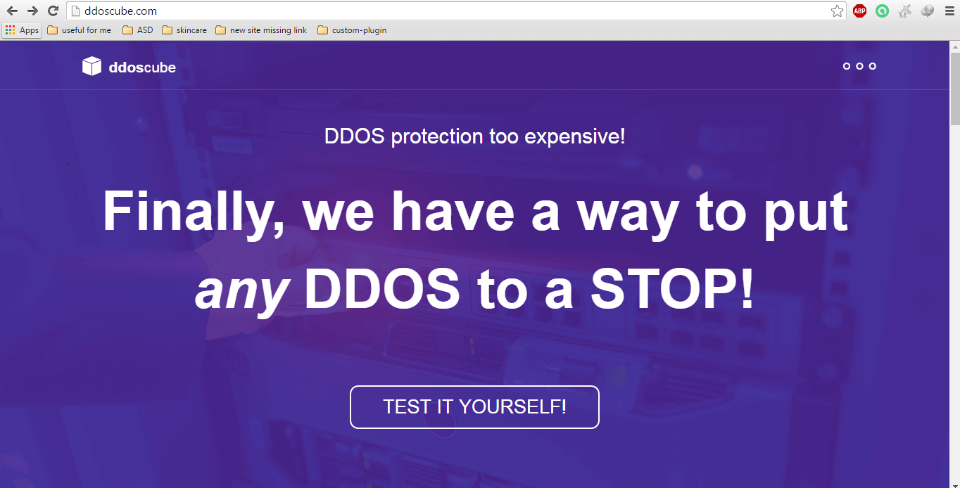 Ddoscube project screenshot