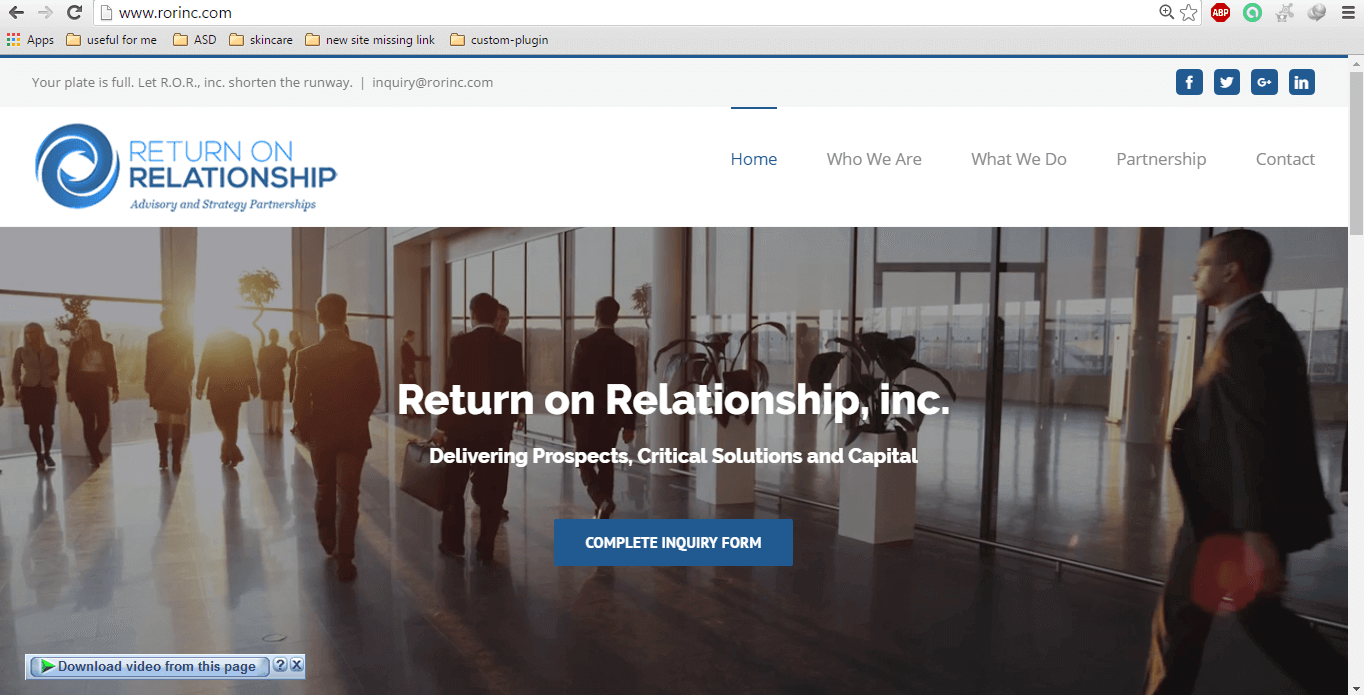 Rorinc project screenshot